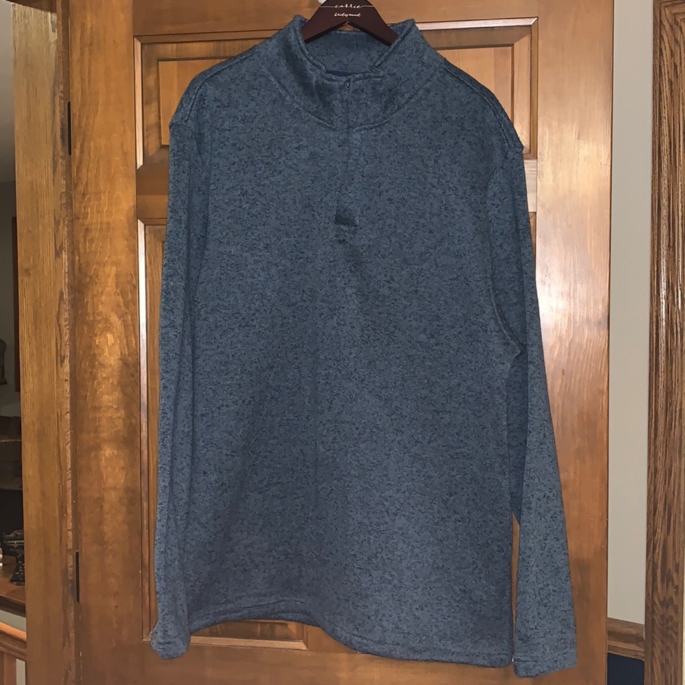 2XLT MEN’S 1/4 ZIP FLEECE LINED PULLOVER